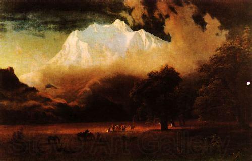 Albert Bierstadt Mount Adams, Washington Norge oil painting art